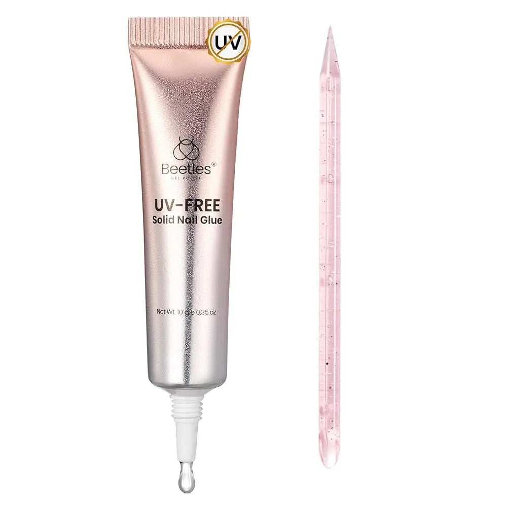 Press On Nails 32Pcs — Milky White, 16 Sizes, Glue Included, Reusable